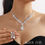 Thumbnail: Elegant Jewelry Sets Choker Necklace Wedding Decoration For Evening Parties Wedd