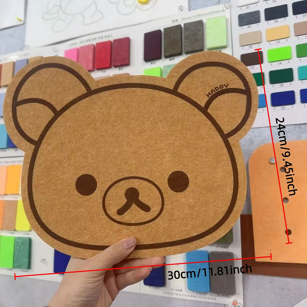 Thumbnail: Cartoon Felt Board Home Decor Wall Decor Panel Felt Posters on The Wall Bear Wal