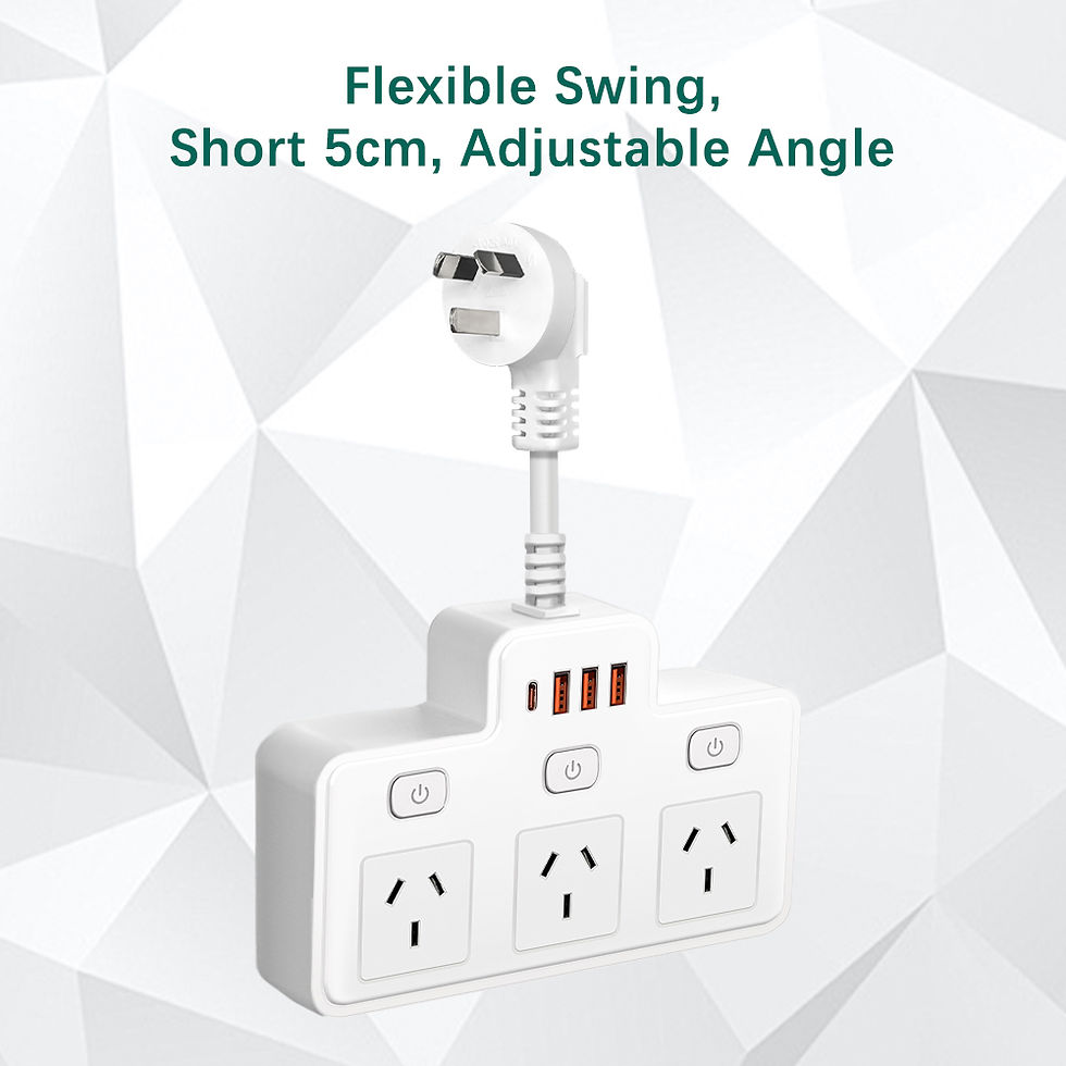 Thumbnail: Australia Power Strip AU Multitap Wall Mounted Independent Switch Power Socket W