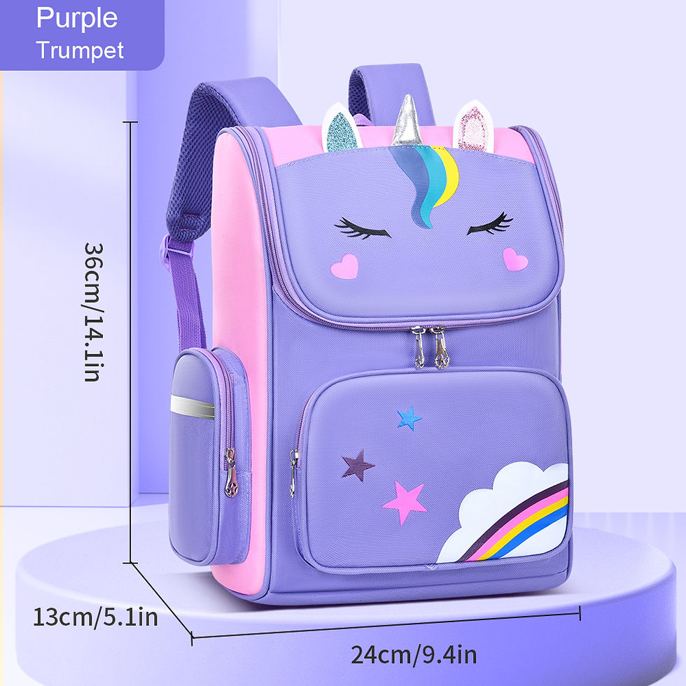 Thumbnail: New elementary school students schoolbag shoulders backpack 6-12 years old one,