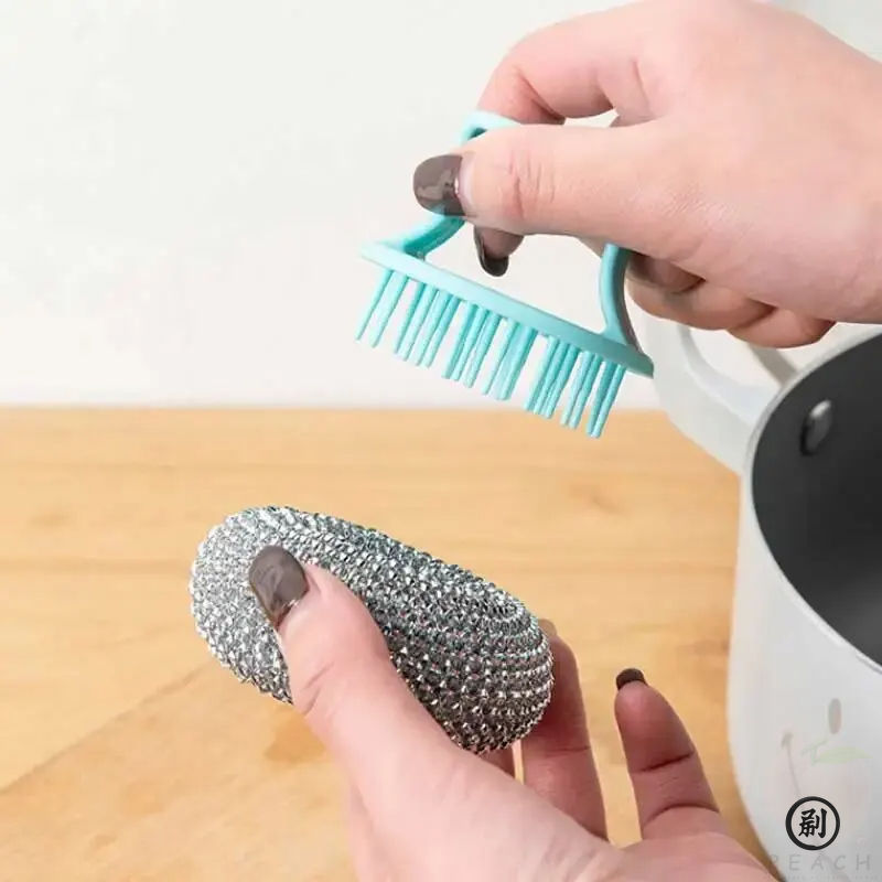 Thumbnail: Cleaning Ball Brush Removable Cleaning Brush Pots and Pans Brush Kitchen Cleanin