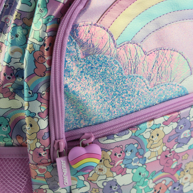 Thumbnail: children's schoolbag girls love bears shoulder backpack student supplies  7-12 y