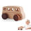 Thumbnail: 1PC Baby Wooden Toys Beech Car Blocks Cartoon Bus Educational Montessori Toys Ba