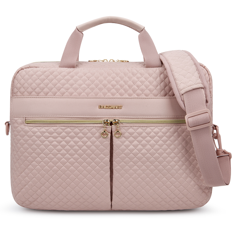 Thumbnail: BAGSMART Large Capacity 17 inch Laptop Bag Shoulder Messenger Notebook Pouch Bri