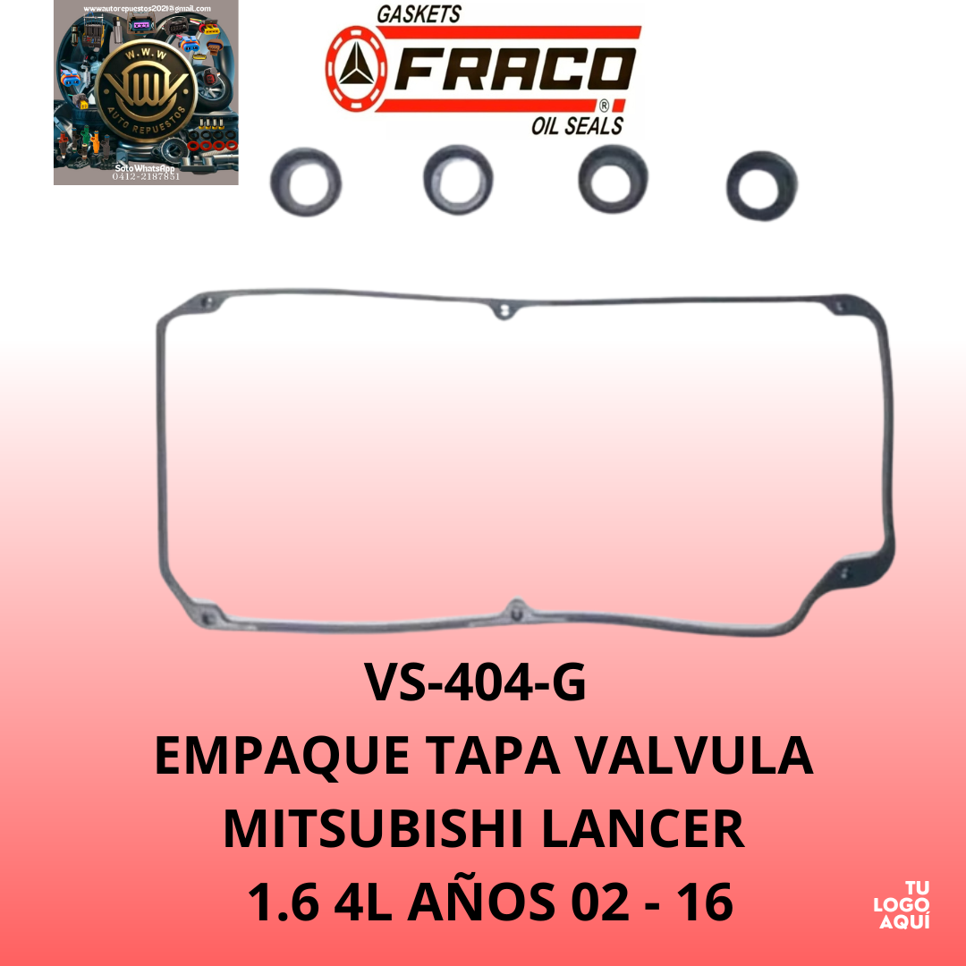 VS-4304-G MITSUBISHI LANCER 1.6 4L  AÑOS 02 - 16