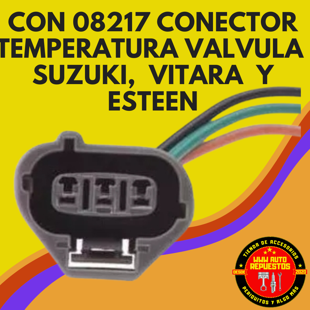 CONECTOR TEMPERATURA VALVULA SUZUKI,  VITARA  Y ESTEEN