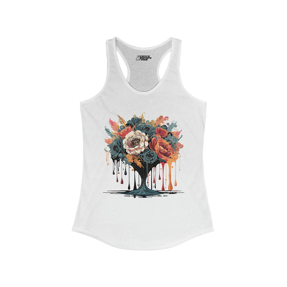 Thumbnail: Melting Bouquet - Women's Ideal Racerback Tank