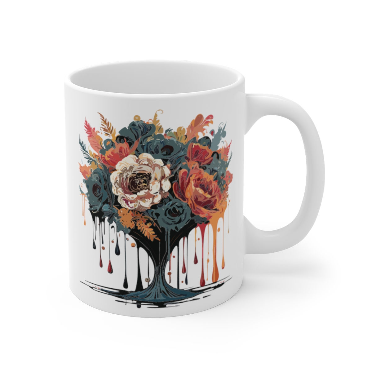Melting Bouquet - 11oz. White Mug