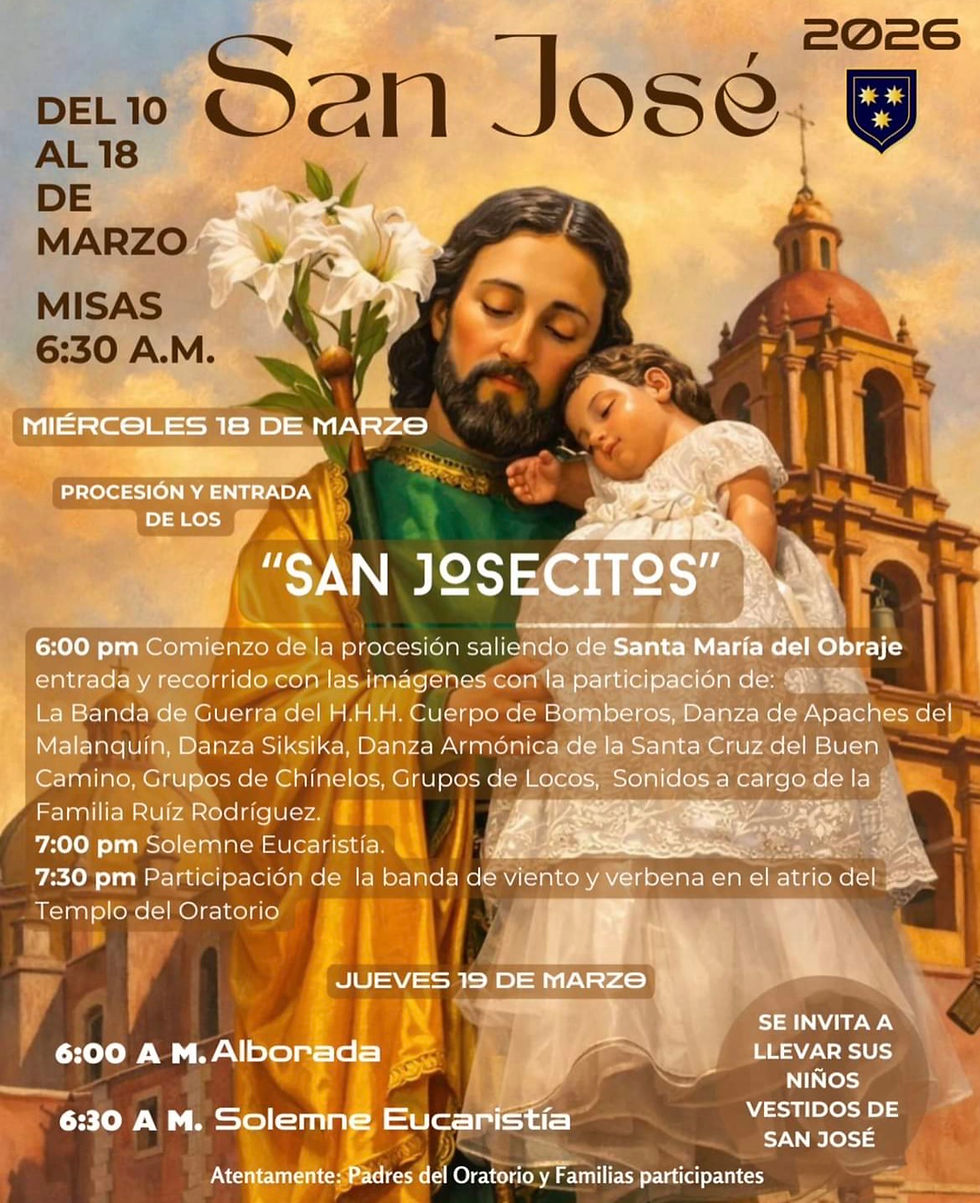 ALBORADA Y SOLEMNE EUCARISTIA EN HONOR AL SEÑOR SAN JOSÉ