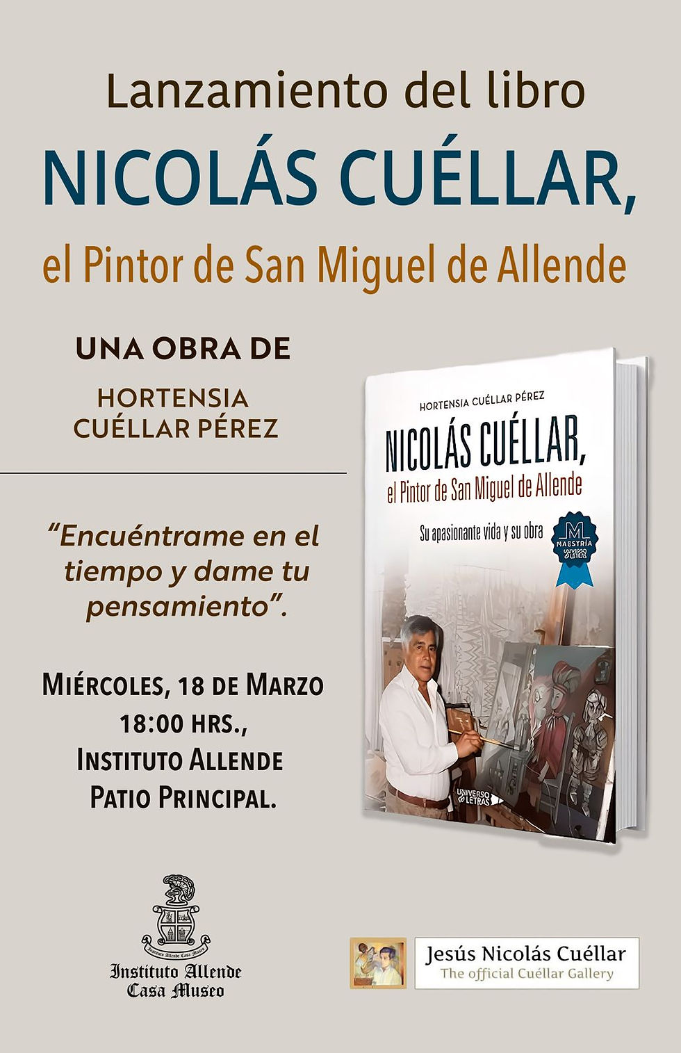 NICOLÁS CUÉLLAR EL PINTOR DE SAN MIGUEL DE ALLENDE