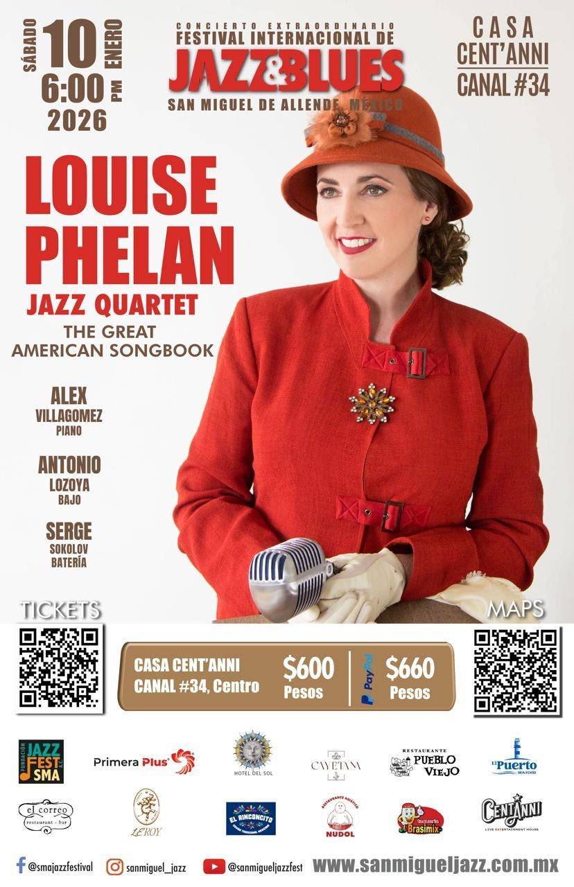 LOUISE PHELAN Jazz Quartet | The Great American Song Book 
