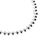 Miniatura: GIROCOLLO CATENA SFERE NERE