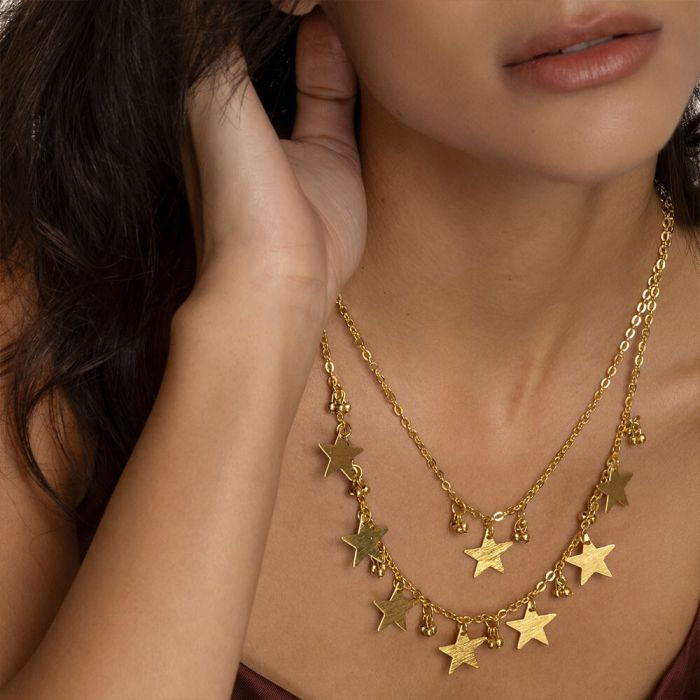 COLLANA 2 FILI STELLE