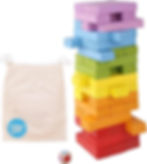 Multicolor Jenga blocks