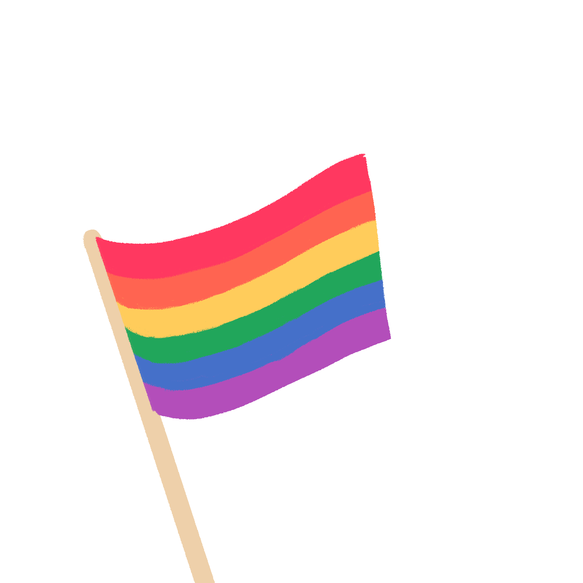 Animated rainbow flag