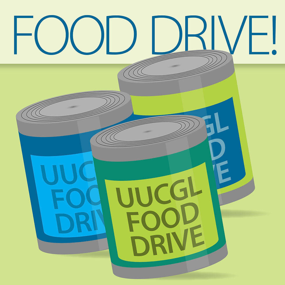 Social Justice Ministry Team Food Drive