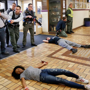 What can students do doing a school shooting that might increase survivability chances?