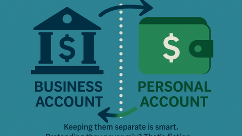 Separate and track business and personal expenses