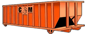orange dumpster logo