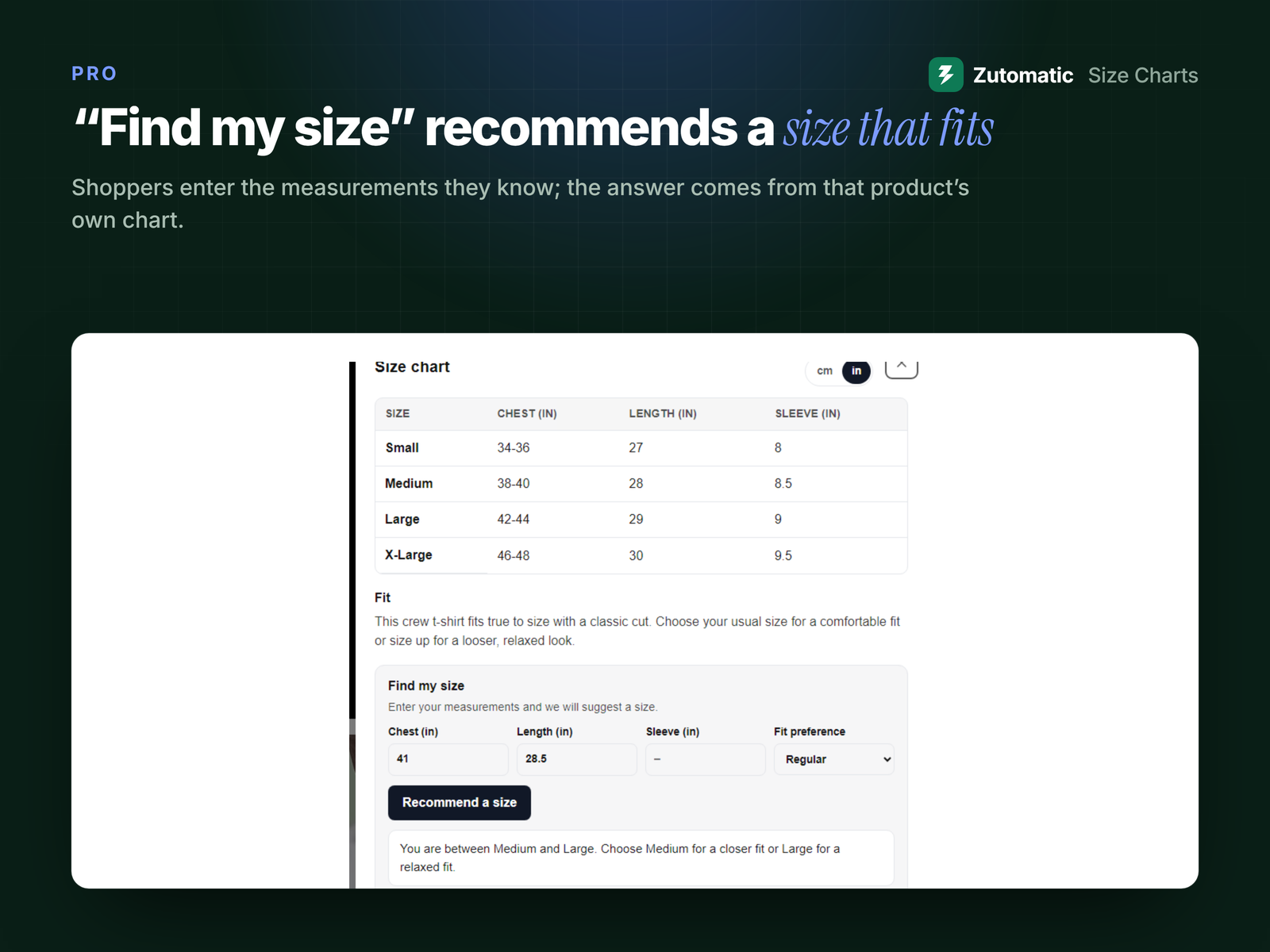 AI Size Chart & Size Guide integration setup — Apps for Stores app on the Wix App Market
