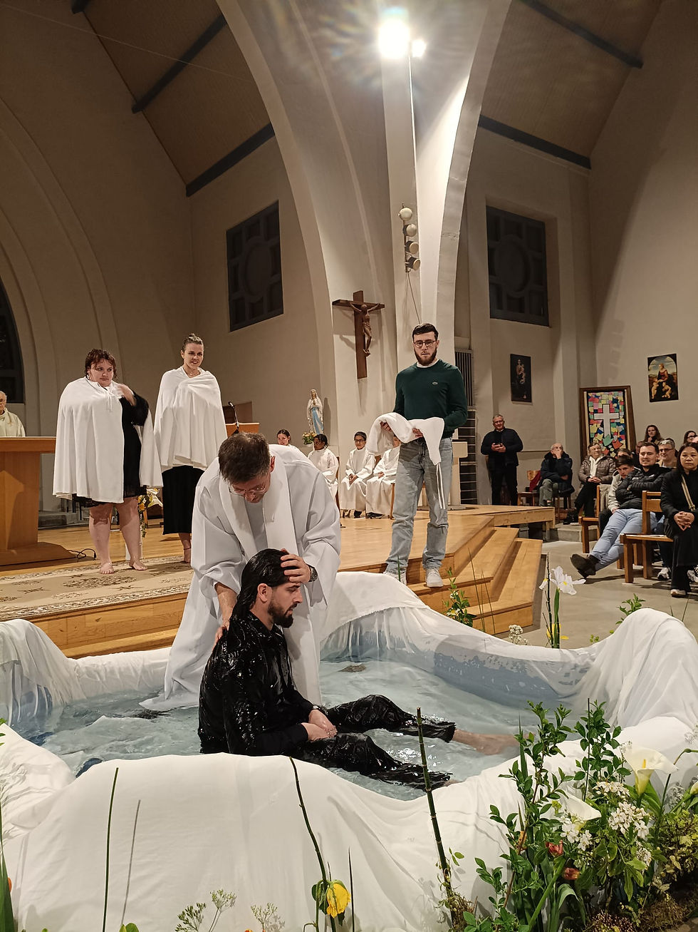 Un baptême par immersion