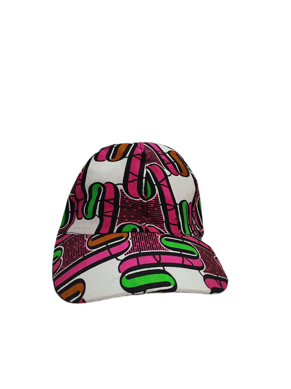 casquette WAX rose et vert afrique