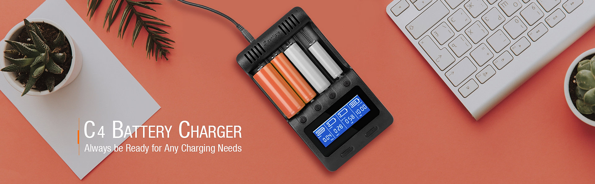 C4 Multifunctional Battery Charger | zanflare