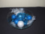 Blue & silver balls