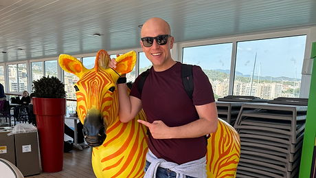 Dom with Marella Voyager Zebra