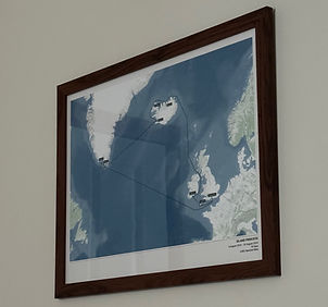 Our print from The Cruise Maps