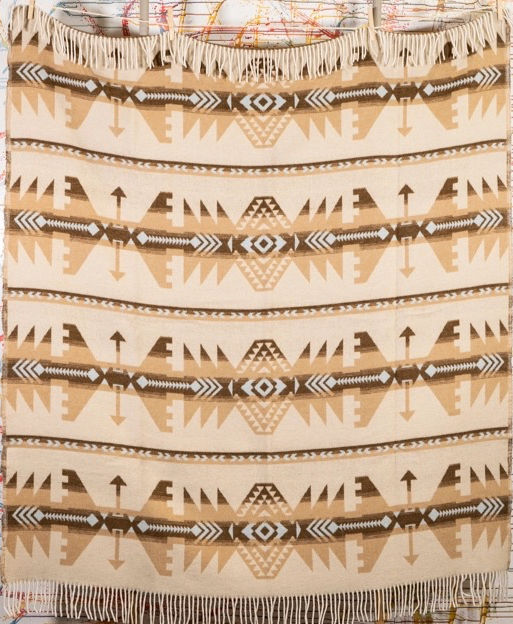Miniatyrbild: Pläd Ullblandning - Navajo beige