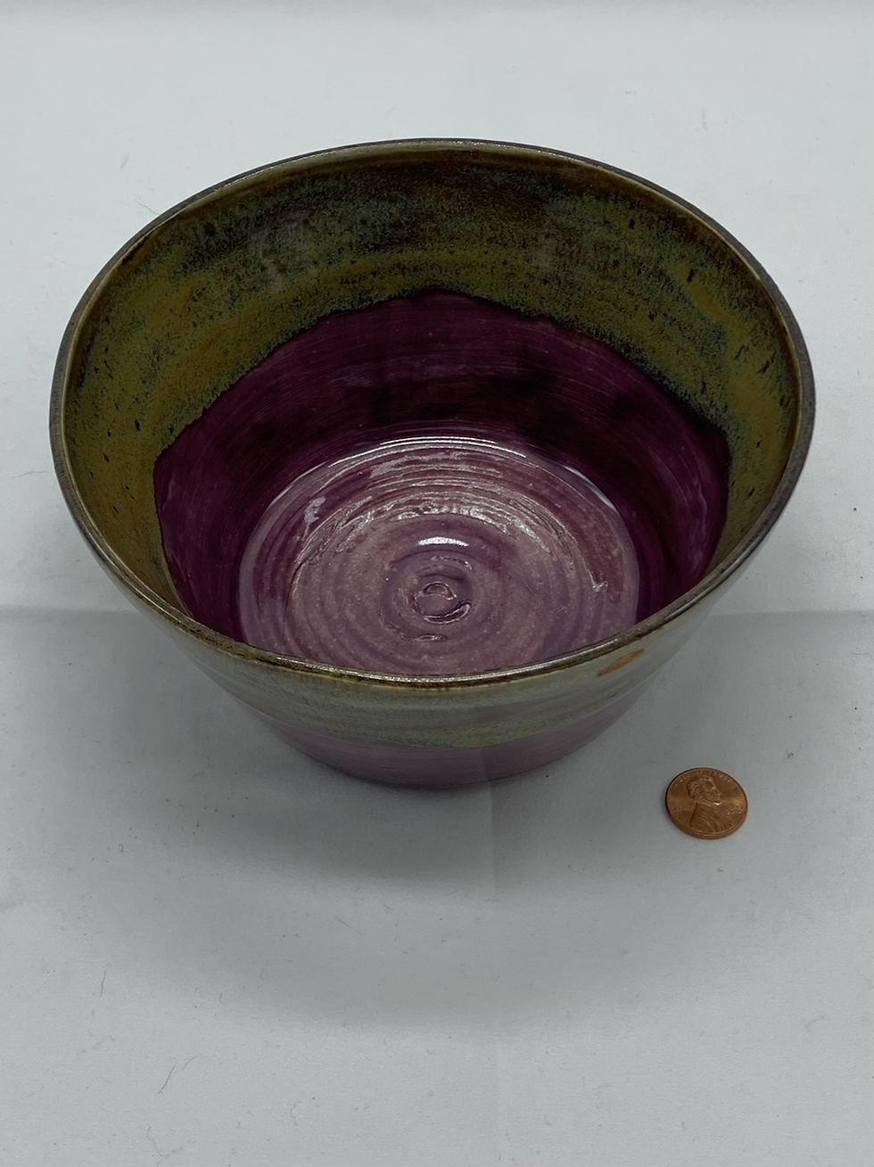 Thumbnail: Green & Purple 6.5” medium bowl
