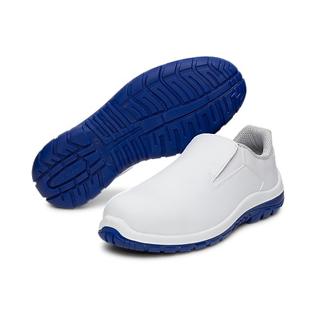 aproTex® Slipper low safety Leichter und sehr bequemer Premium Sicherheitsschuh für die Lebensmittelwirtschaft nach DIN EN ISO 20345, S2.
