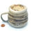 Thumbnail: Agate clay light blue Wood fired 12oz Mug