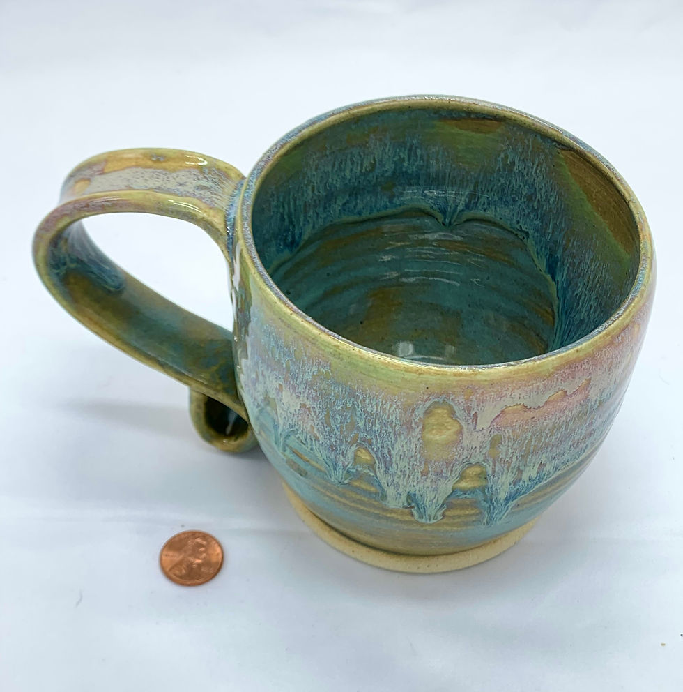 Green/Blue dripping 24oz Mug