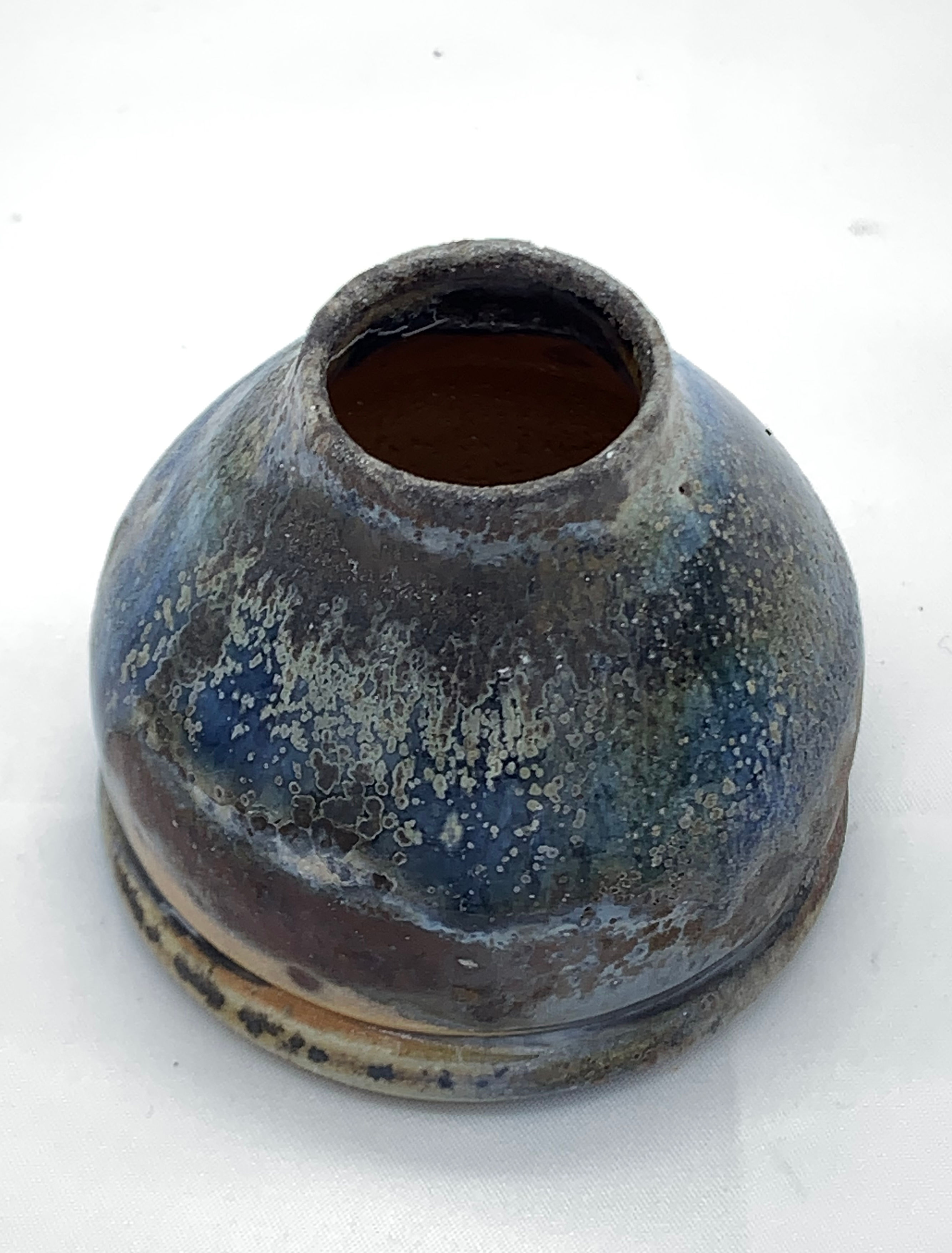 Tiny wood fired bud vase