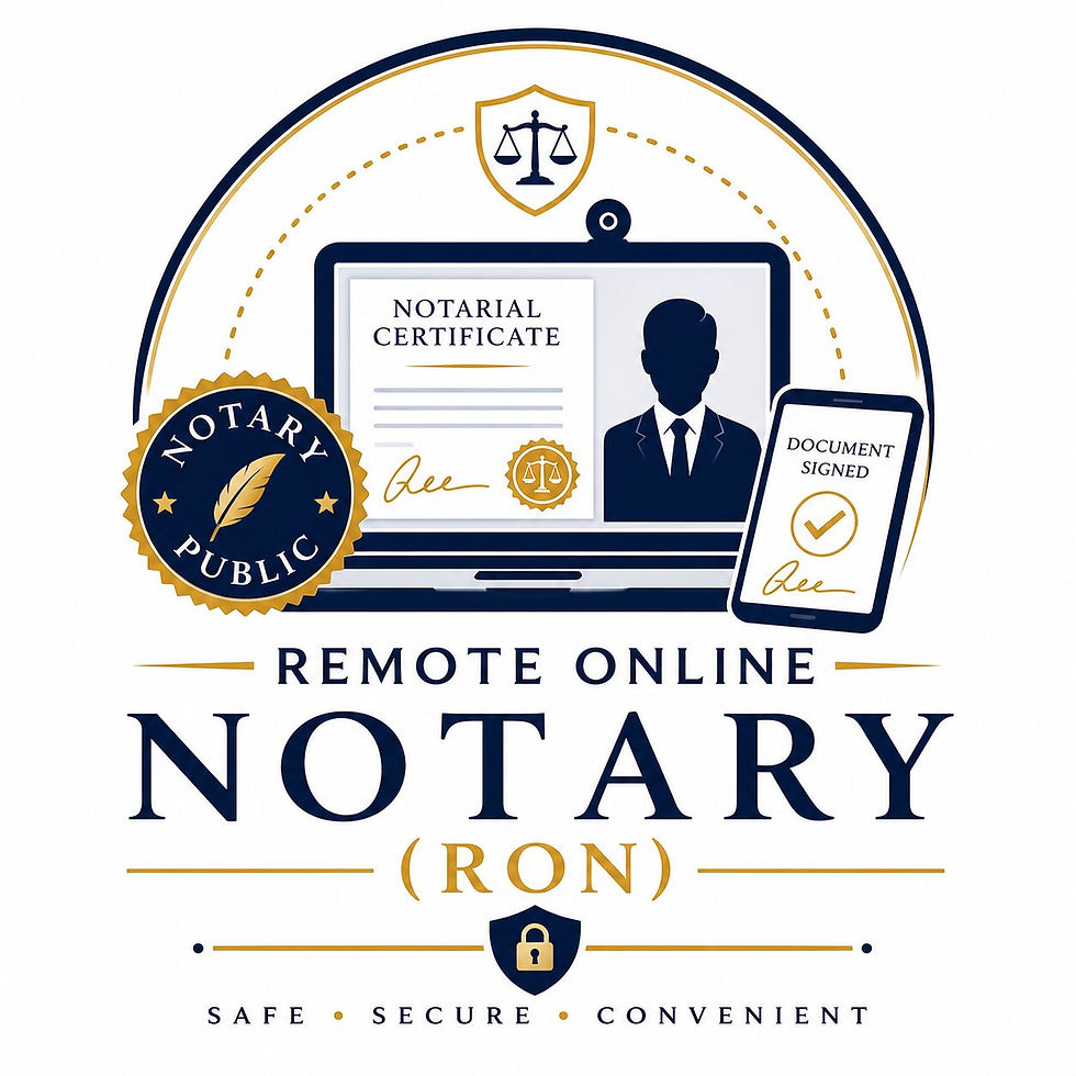 Remote Online Notary (RON)