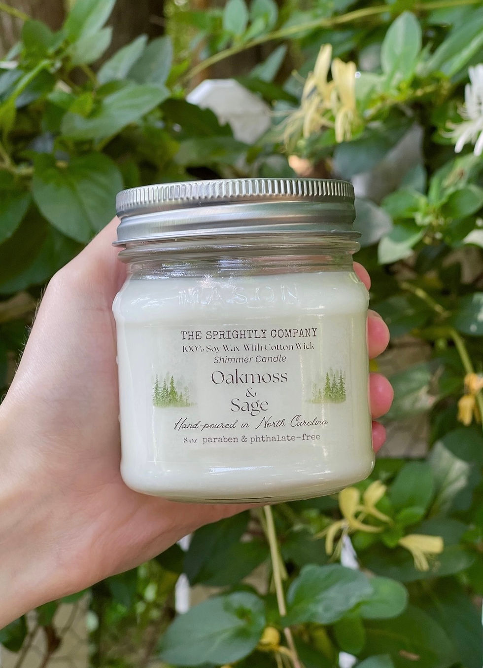 Thumbnail: Oakmoss & Sage Eco-Friendly Shimmer Candle