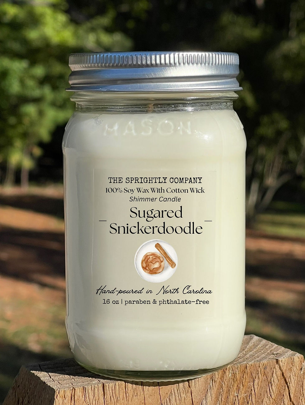 Sugared Snickerdoodle Eco-Friendly Shimmer Candle