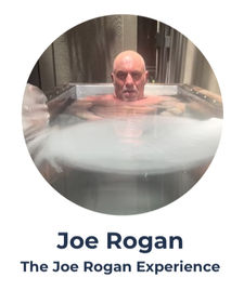 Joe Rogan in Morozko Ice Bath with ice