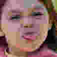 Young girl sticking her tongue out to be mean