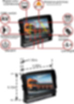 Thumbnail: 9"REVERSE REAR VIEW BACKUP CAMERA SYSTEM WITH TVS PROTECTOR NIGHT VISION WATER..