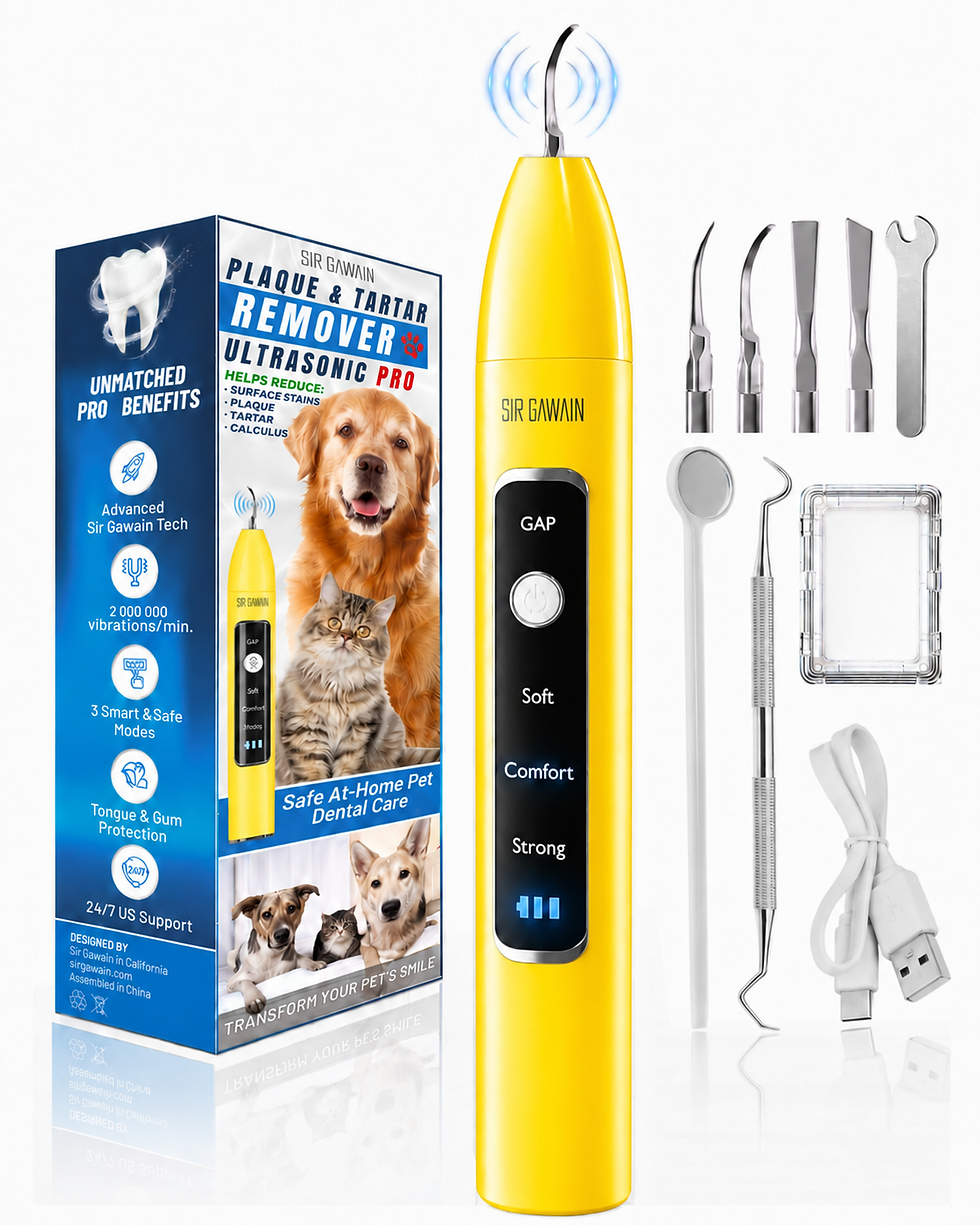 Miniatura: Pet Ultrasonic Dental Cleaner — Plaque, Tartar &amp; Stains Remover