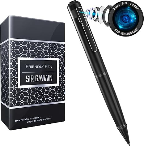 SIRGAWAIN Mini Body Camera Pen 1080p 64GB Micro SD [Upgraded 2024]  Premium S SirGawain