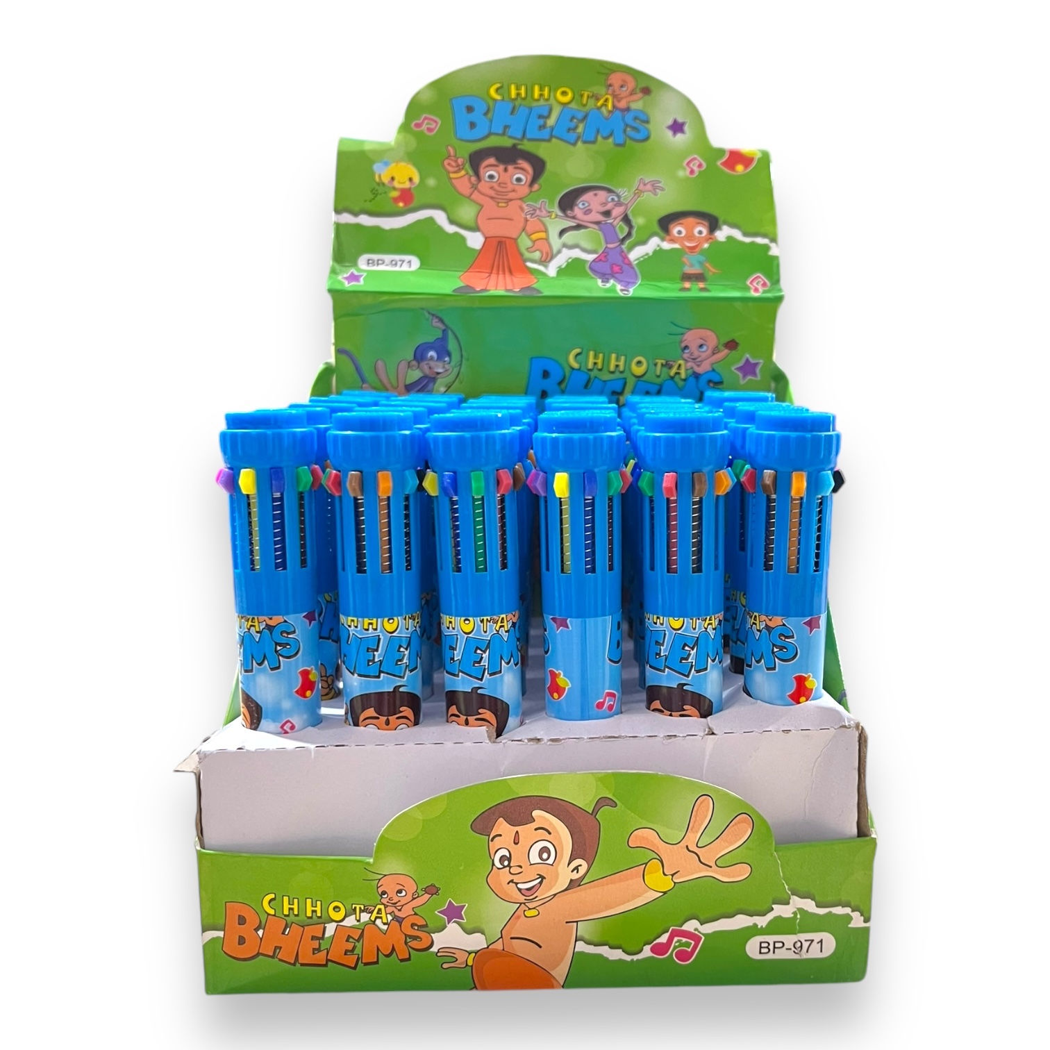 China 10 Colour Ball Pen ( Chhota Bheem ) ( 36 PCS BOX)