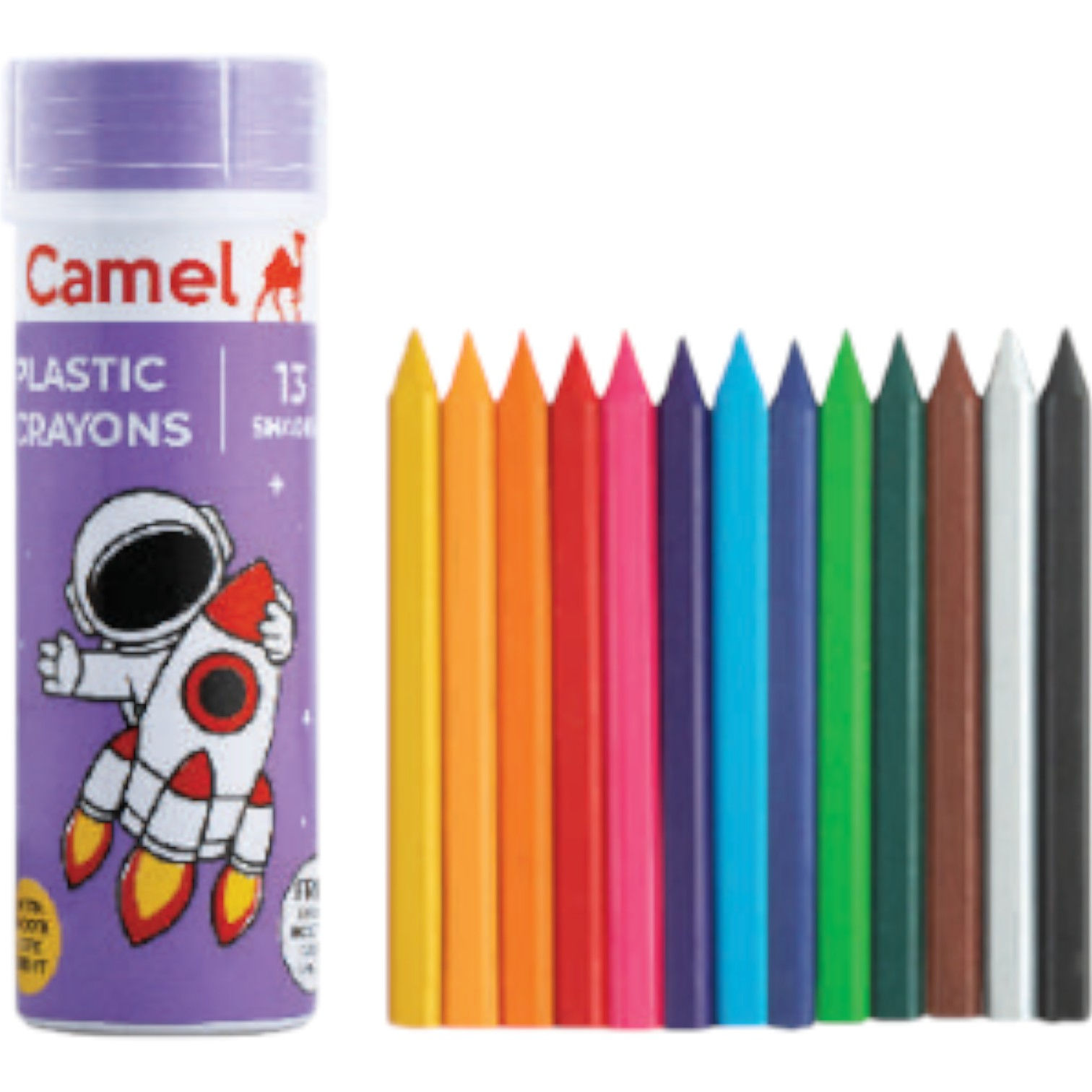 Cam Plastic Crayons Tin 13s MRP-60
