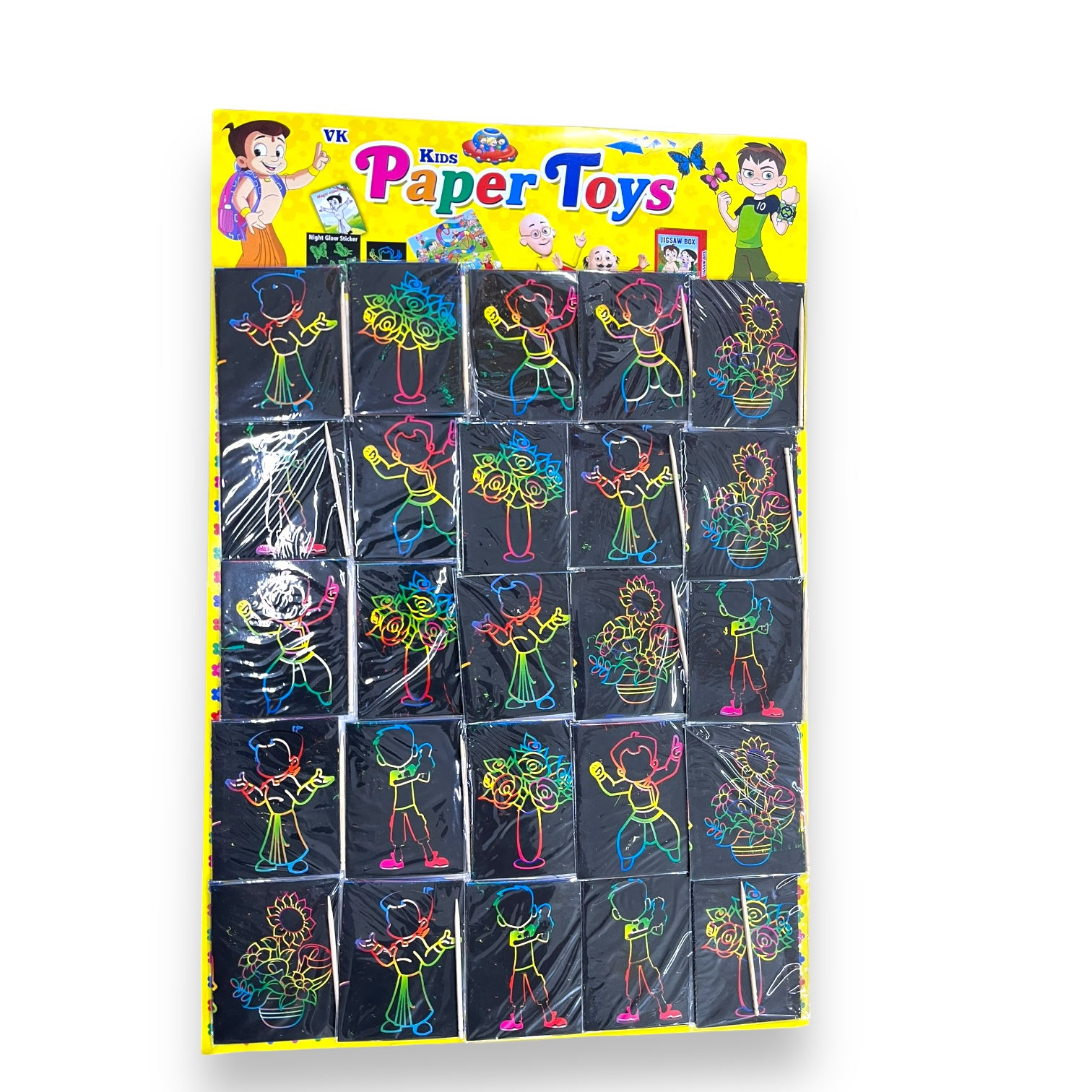 Paper Toys Scratch card ( 30PCS ATTA )