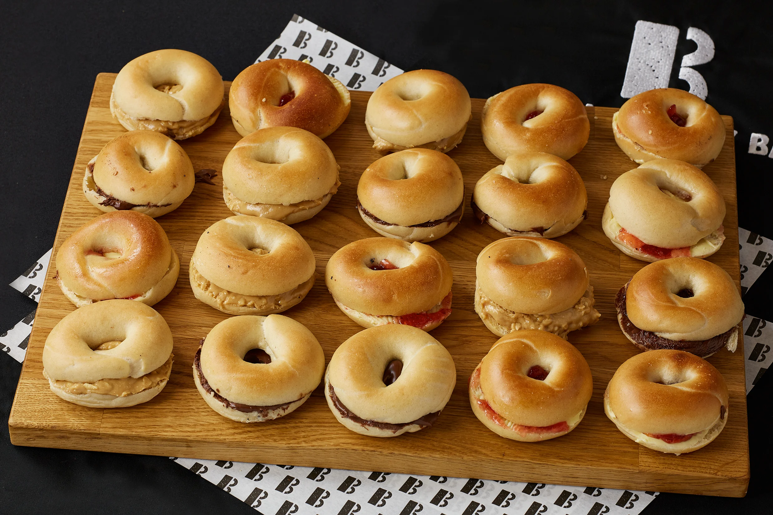 Sweet tooth's Mini Bagel Platter .webp