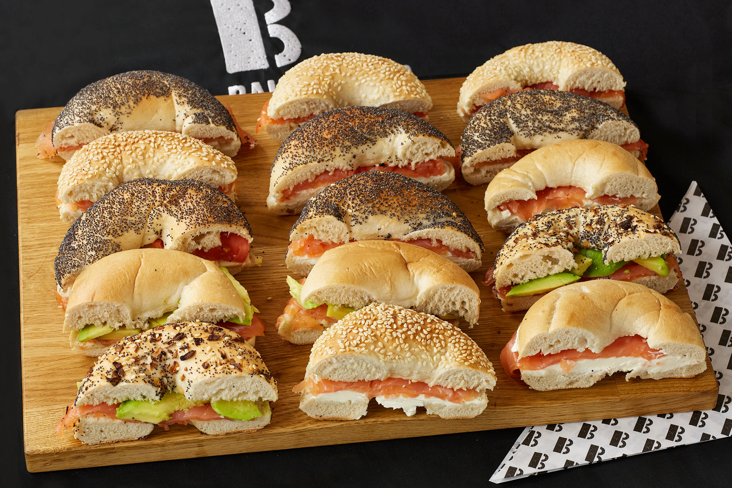 Smoked Salmon Regular Bagel Platter .webp