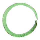 Couronne verte peinte